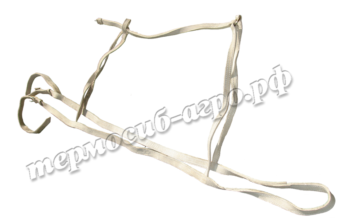 Шлея сыромятная двойная усилен.